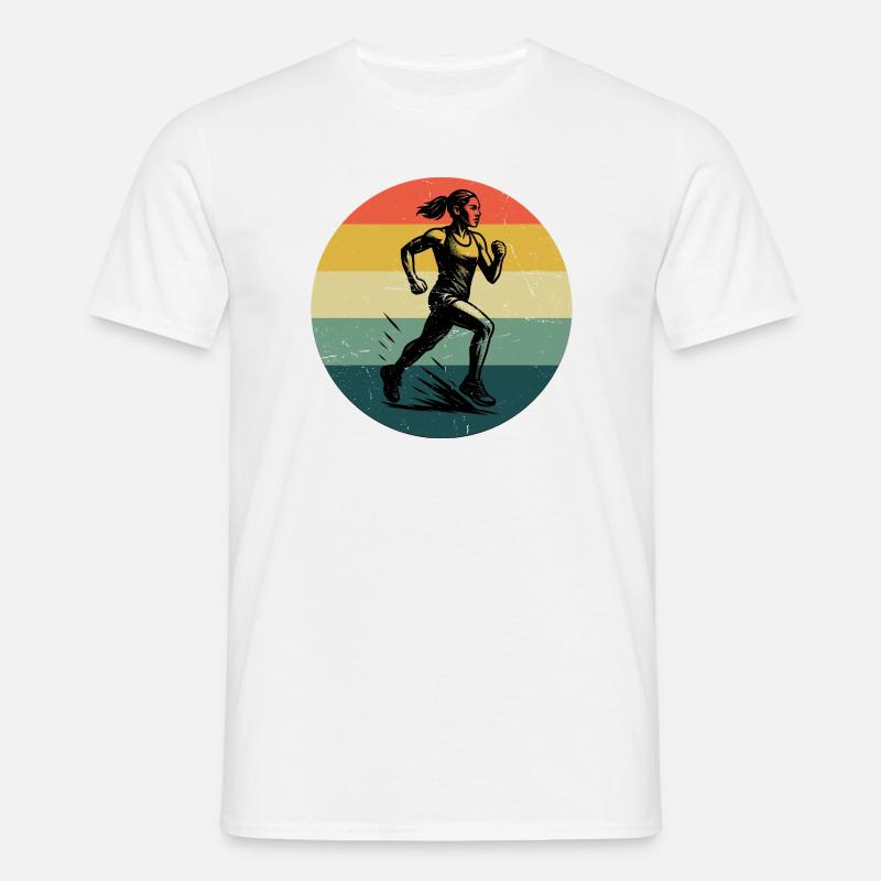Conception compacte pour la course automobile - T-shirt Homme - blanc