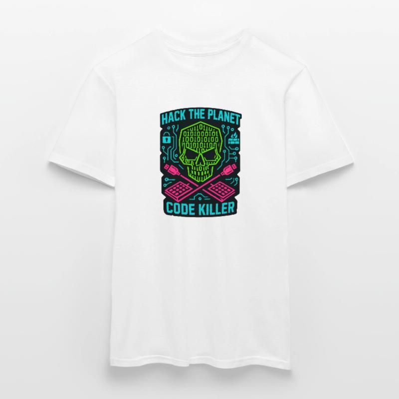 Hack the Planet Code Killer - Cybersécurité T-shirt homme