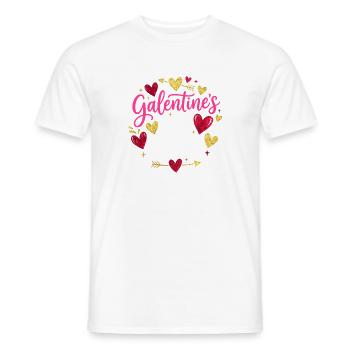 Galentine's Day Squad - Men's T-Shirt - white - Front - AI Model Male 178 dark (178cm)
