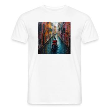 Venise - T-shirt homme - blanc - Devant - AI Model Male 178 dark (178cm)