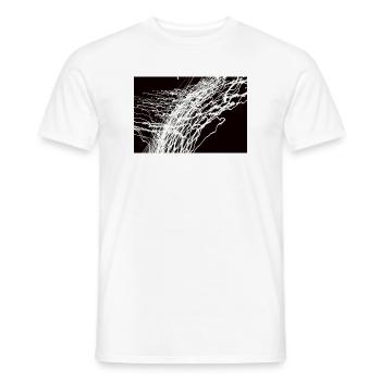 Lichtspiele 1 - Männer T-Shirt - Weiß - Vorne - AI Model Male 178 dark (178cm)