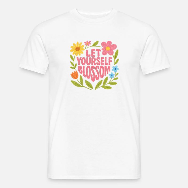 Spring bloom - Men’s T-shirt - white
