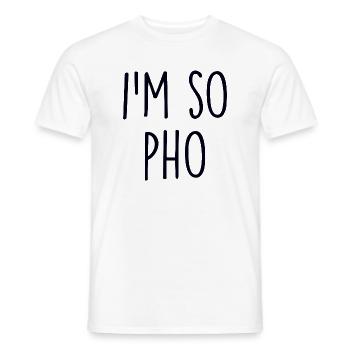 Pho Soup - Men's T-Shirt - white - Front - AI Model Male 178 dark (178cm)