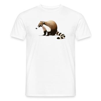 Coati - T-shirt homme - blanc - Devant - AI Model Male 178 dark (178cm)