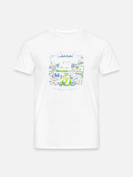 Hast du es aus- und wieder eingeschaltet - Männer T-Shirt - Weiß