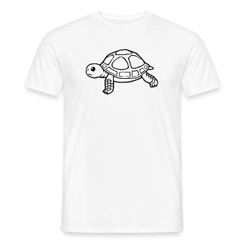 Turtle Turtles - Men's T-Shirt - white - Front - AI Model Male 178 dark (178cm)