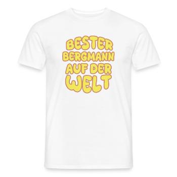 Berufung Bergmann - Männer T-Shirt - Weiß - Vorne - AI Model Male 178 dark (178cm)