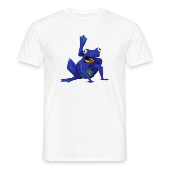 Yogi-Frosch - Männer T-Shirt - Weiß - Vorne - AI Model Male 178 dark (178cm)