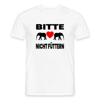 Elephants - Men's T-Shirt - white - Front - AI Model Male 178 dark (178cm)