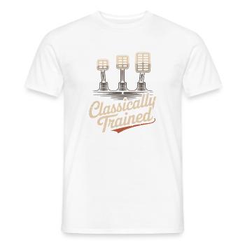 Classically Trained Petrolhead KFZ Mechaniker - Männer T-Shirt - Weiß - Vorne - AI Model Male 178 dark (178cm)