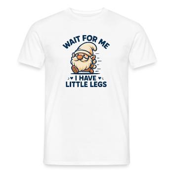 Zwerg Wichtel Spruch Humor Meme Lustig Witzig - Männer T-Shirt - Weiß - Vorne - AI Model Male 178 dark (178cm)