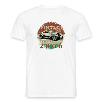 20th Birthday - Classics - Vintage since 02/2006 - Men's T-Shirt - white - Front - AI Model Male 178 dark (178cm)