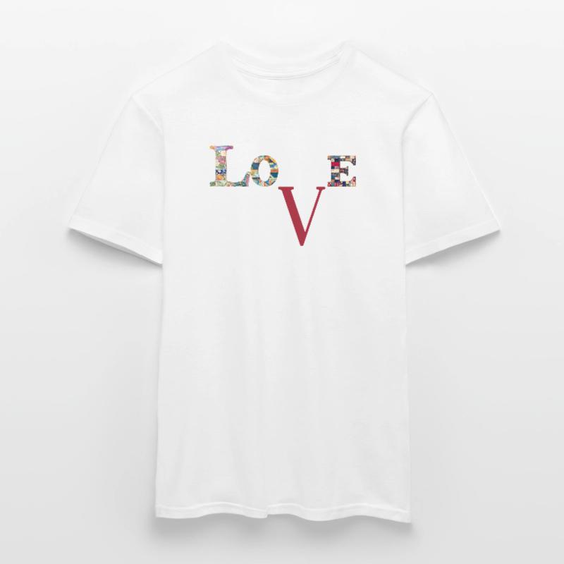 J’adore la typographie patchwork T-shirt homme