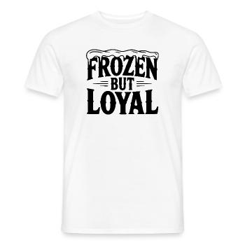 Gelés mais Loyals - T-shirt homme - blanc - Devant - AI Model Male 178 dark (178cm)