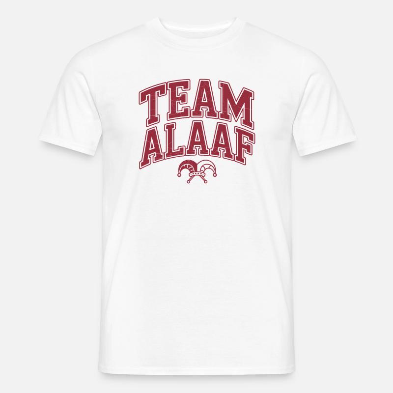 Team Alaaf - Kölner Karneval - Männer T-Shirt - Weiß