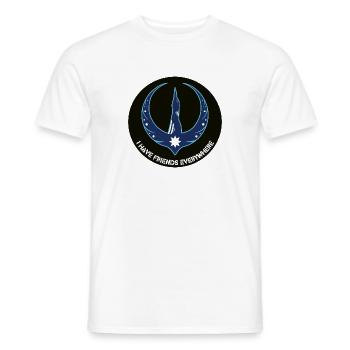 Minnesota Rebellion Loon - Men's T-Shirt - white - Front - AI Model Male 178 dark (178cm)