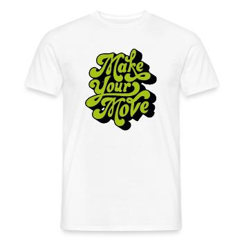 Mach deinen Zug - Männer T-Shirt - Weiß - Vorne - AI Model Male 178 dark (178cm)