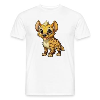 Baby Hyena - Men's T-Shirt - white - Front - AI Model Male 178 dark (178cm)