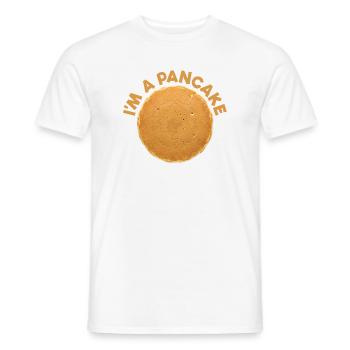 Je suis un déguisé de pancake Petit-déjeuner Halloween - T-shirt homme - blanc - Devant - AI Model Male 178 dark (178cm)