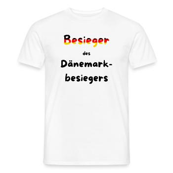 Defeater of DenmarkDefeater - Handball - Men's T-Shirt - white - Front - AI Model Male 178 dark (178cm)
