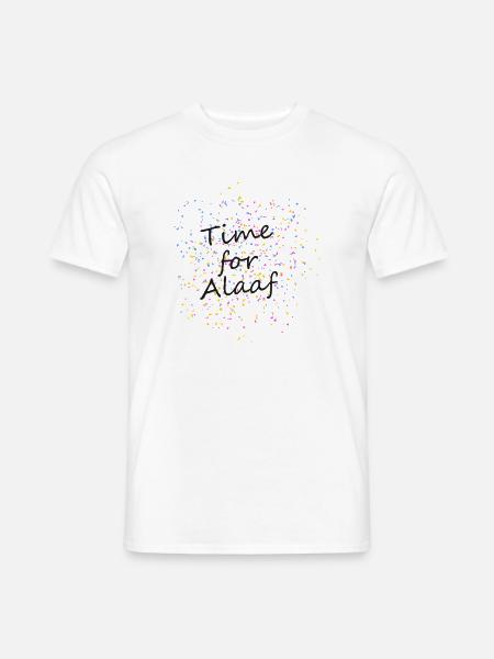 Kölner Fasching - Zeit für Alaaf - Karneval Shirt - Männer T-Shirt - Weiß