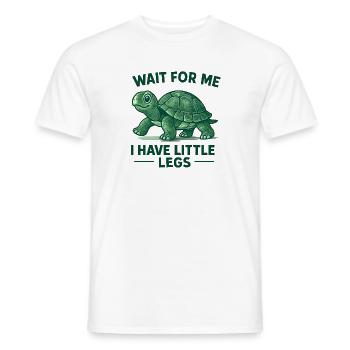 Schildkröte Spruch Humor Meme Lustig Geschenkidee - Männer T-Shirt - Weiß - Vorne - AI Model Male 178 dark (178cm)