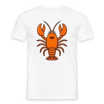 Hummer Krebs Kostüm Meerestier unter Wasser Tier - Männer T-Shirt - Weiß - Vorne - AI Model Male 178 dark (178cm)