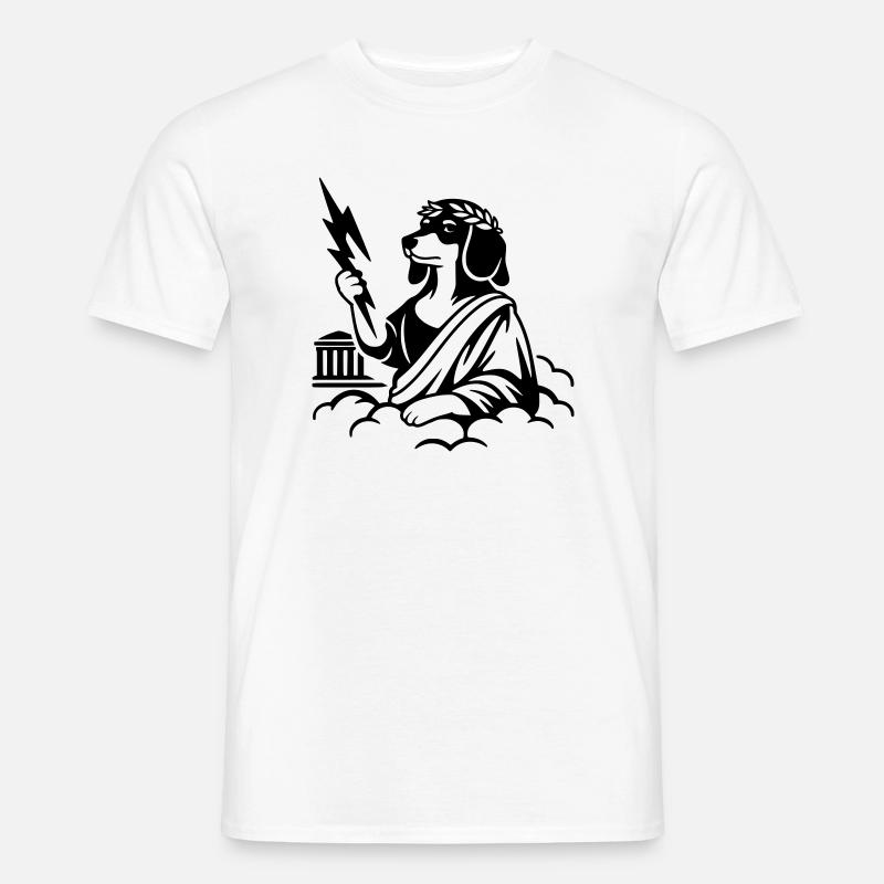 Zeus Wursto's Dachshund - Men's T-Shirt - white