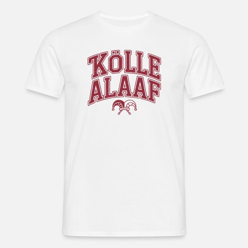 Kölle Alaaf - T-shirt til herrer - hvid