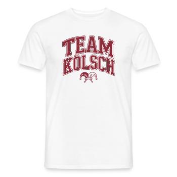 Équipe Kölsch - Costume de carnaval - T-shirt homme - blanc - Devant - AI Model Male 178 dark (178cm)