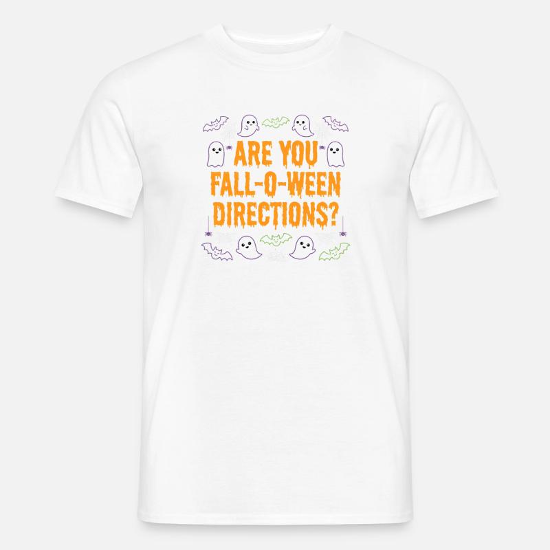 Bist du ein Herbst-O-Ween-Anleitungslehrer? Hallow - Männer T-Shirt - Weiß