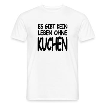Cake - Men's T-Shirt - white - Front - AI Model Male 178 dark (178cm)