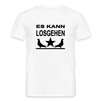 Doves - Men's T-Shirt - white - Front - AI Model Male 178 dark (178cm)