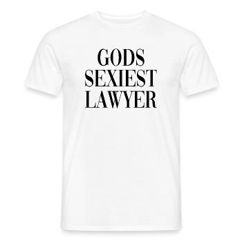 Avocat Juriste Drôle de remarque - T-shirt homme - blanc - Devant - AI Model Male 178 dark (178cm)