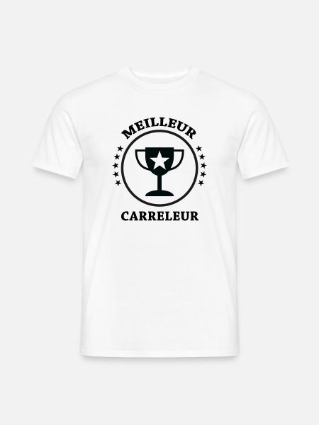 Best Tiler - Men's T-Shirt - white