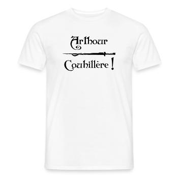 Arthour Couhillère! - Männer T-Shirt - Weiß - Vorne - AI Model Male 178 dark (178cm)