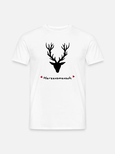 HirschLIEBE - Das Original by heavenlygoods - Männer T-Shirt - Weiß