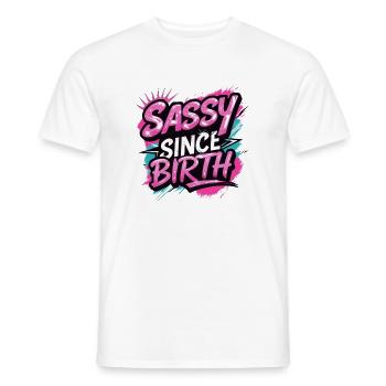 Insolent - T-shirt homme - blanc - Devant - AI Model Male 178 dark (178cm)