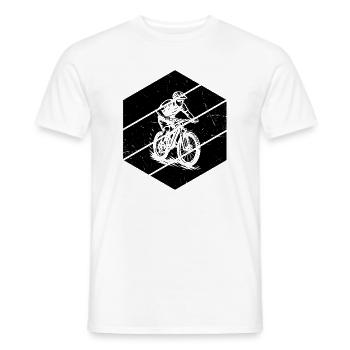 Une inspiration cool pour le VTT - T-shirt homme - blanc - Devant - AI Model Male 178 dark (178cm)