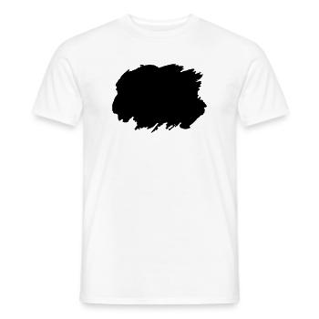 Tâche de PIENTURE - T-shirt homme - blanc - Devant - AI Model Male 178 dark (178cm)