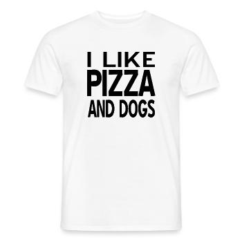 canine - Men's T-Shirt - white - Front - AI Model Male 178 dark (178cm)