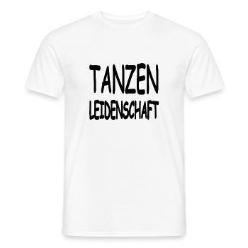 Dance - Men's T-Shirt - white - Front - AI Model Male 178 dark (178cm)