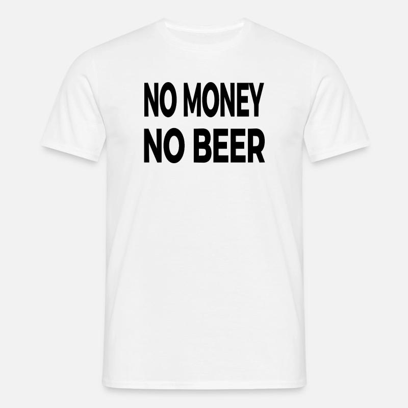 Bier - Männer T-Shirt - Weiß