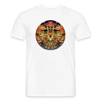 Créatures de la nature au bord de l’étang de glace - T-shirt homme - blanc - Devant - AI Model Male 178 dark (178cm)