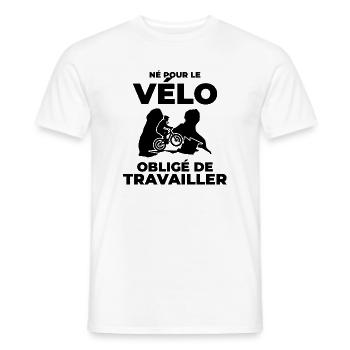 Guadeloupe Cyclist Gift - Cycling Enthusiast Gift - Men's T-Shirt - white - Front - AI Model Male 178 dark (178cm)