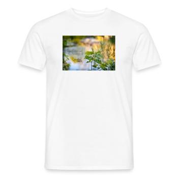 Fabiolous World Goldig - Men's T-Shirt - white - Front - AI Model Male 178 dark (178cm)