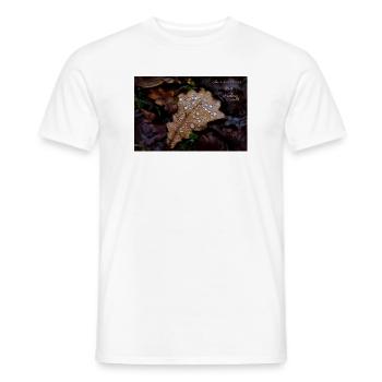 fabiolous world Autumn Leaf - Men's T-Shirt - white - Front - AI Model Male 178 dark (178cm)