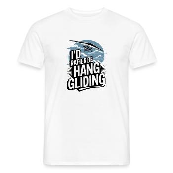 Hang gliders hang gliders Air sports enthusiasts - Men's T-Shirt - white - Front - AI Model Male 178 dark (178cm)