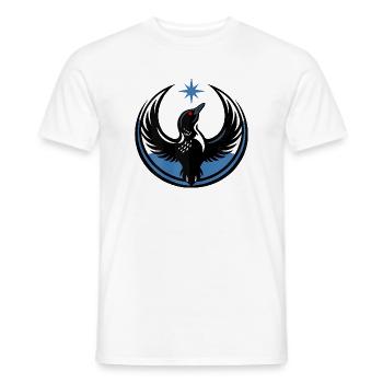 Minnesota résiste aux rebelles Nouveau drapeau d’État - T-shirt homme - blanc - Devant - AI Model Male 178 dark (178cm)