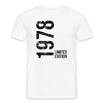 48. Geburtstag Mann Frau 48 Jahre 1978 - Männer T-Shirt - Weiß - Vorne - AI Model Male 178 dark (178cm)